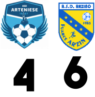 TABELLINO ARTENIESE-ARZINO 4-6